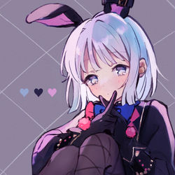 This is a pixiv picture whose title is 🐰.