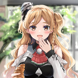 This is a pixiv picture whose title is ザラと朝食.