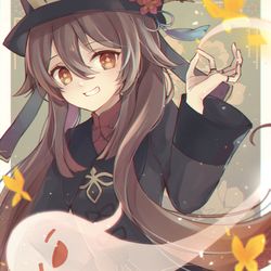 This is a pixiv picture whose title is 胡桃.