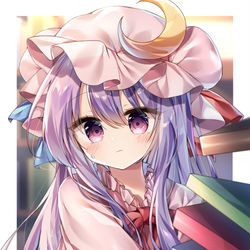 This is a pixiv picture whose title is パチュリー！.