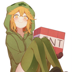 This is a pixiv picture whose title is クリーパー.