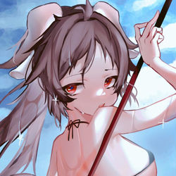 This is a pixiv picture whose title is 🐑.