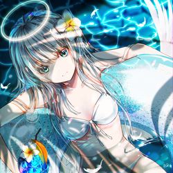 This is a pixiv picture whose title is Angel's Vacation.