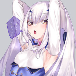 This is a pixiv picture whose title is この腋で騎士は無理でしょ…！.