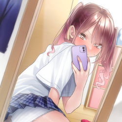 This is a pixiv picture whose title is 「ほ、ほんとにこれであいつの気引けるかな、、、」.