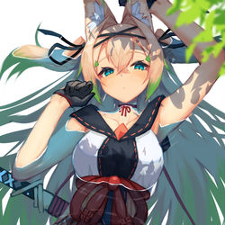 This is a pixiv picture whose title is あさぎ.