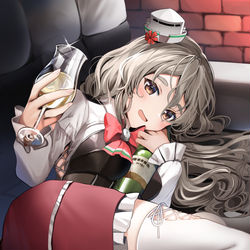 This is a pixiv picture whose title is 酒飲みポーラ.