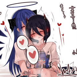 This is a pixiv picture whose title is 天气好热～.