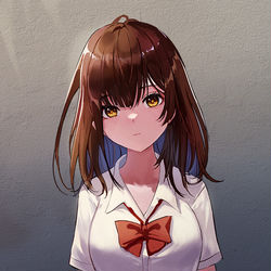This is a pixiv picture whose title is 오기와라 사유 荻原沙優.