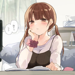 This is a pixiv picture whose title is 家庭教師兼幼なじみ.