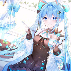This is a pixiv picture whose title is Choco mint party.