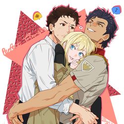 This is a pixiv picture whose title is perfect triangle.