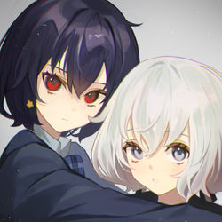 This is a pixiv picture whose title is 純愛.