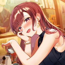 This is a pixiv picture whose title is キミと飲むと、つい飲みすぎちゃうんよね〜….