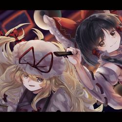This is a pixiv picture whose title is 逢魔が時.