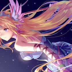 This is a pixiv picture whose title is Starlancer.