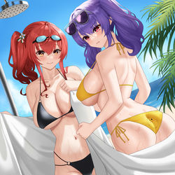 This is a pixiv picture whose title is ザラ&ポーラ.