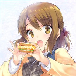 This is a pixiv picture whose title is パンでPeace!.