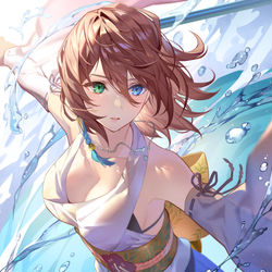 This is a pixiv picture whose title is ユウナ.