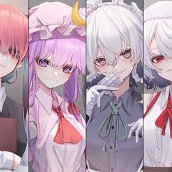 This is a pixiv picture whose title is 紅魔館メンバーその3.