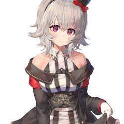 This is a pixiv picture whose title is V.
