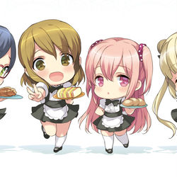 This is a pixiv picture whose title is パンでPeace!.