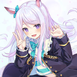 This is a pixiv picture whose title is メジロマックイーン！.