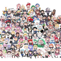 This is a pixiv picture whose title is We are にじさんじ！.