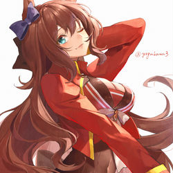 This is a pixiv picture whose title is マルゼンセンパイ.