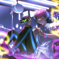 This is a pixiv picture whose title is GAME.