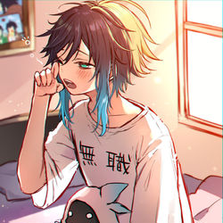 This is a pixiv picture whose title is おはよう〜.