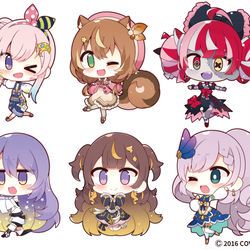 This is a pixiv picture whose title is ホロライブ夏祭り　仕事絵.