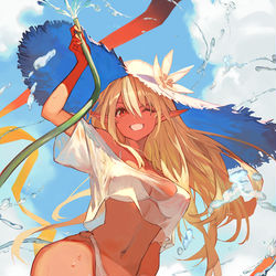 This is a pixiv picture whose title is Hot summer Flare.