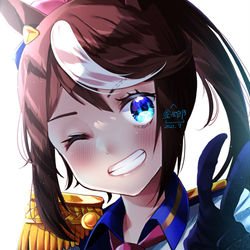 This is a pixiv picture whose title is テイオー.