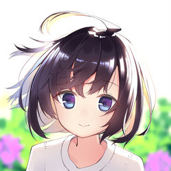 This is a pixiv picture whose title is あついね.