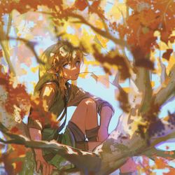 This is a pixiv picture whose title is 阿卡莱的红叶.