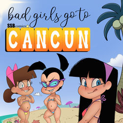 This is a pixiv picture whose title is Bad Girls go to Cancun.