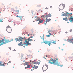 This is a pixiv picture whose title is ChroNoiR.