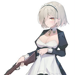 This is a pixiv picture whose title is メイド.