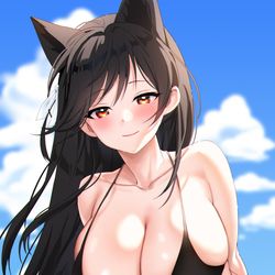 This is a pixiv picture whose title is 愛宕.