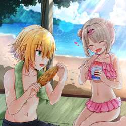 This is a pixiv picture whose title is りりむちゃん、それ美味しそうだね。.