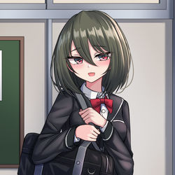 This is a pixiv picture whose title is 愛が重い子ちゃん.