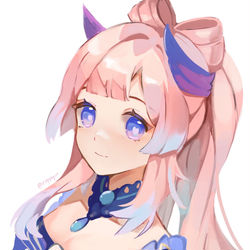 This is a pixiv picture whose title is 心海さん.