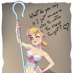 This is a pixiv picture whose title is Bo peep.