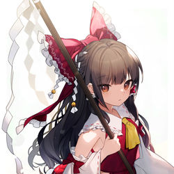 This is a pixiv picture whose title is 霊夢さん.