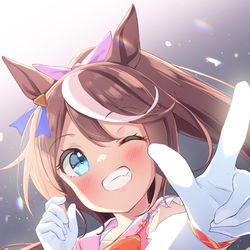 This is a pixiv picture whose title is アイドルテイオー！.