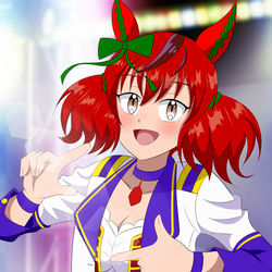 This is a pixiv picture whose title is ナイスネイチャ（ウマ娘プリティーダービー）.