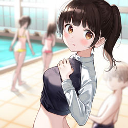 This is a pixiv picture whose title is クラスメイトとの遭遇.