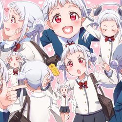 This is a pixiv picture whose title is 🐙嵐千砂都ちゃん表情集.