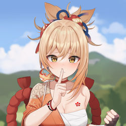 This is a pixiv picture whose title is 宵宫.